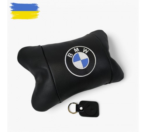 Ортопедична авто подушка BMW з натуральної шкіри – для комфорту в машині