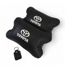 Подушки на підголовник Toyota 2шт , Набір подушок в авто Тойота, Автомобільна ортопедична подушка Тойота