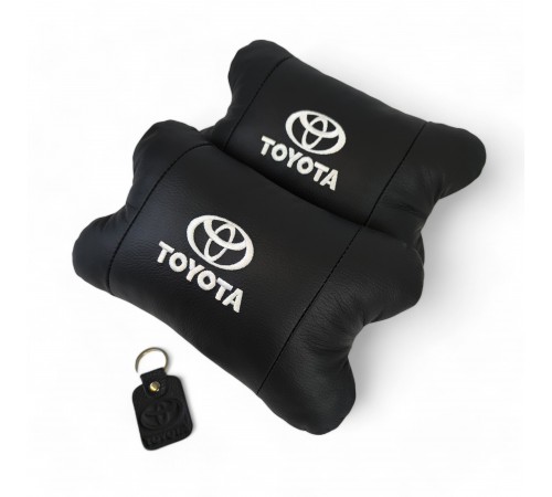 Подушки на підголовник Toyota 2шт , Набір подушок в авто Тойота, Автомобільна ортопедична подушка Тойота